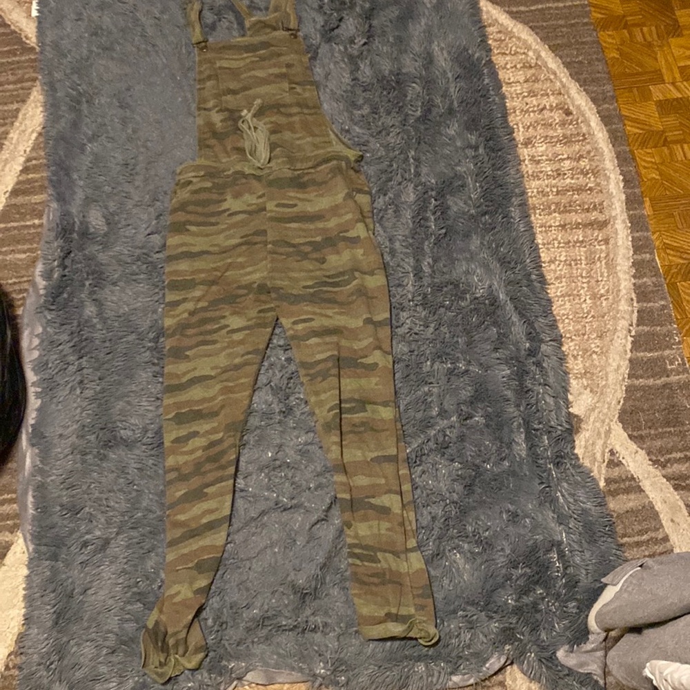 Camo overalls